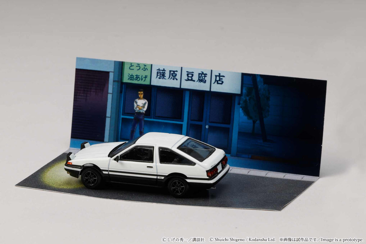 *PREORDER* Hobby Japan 1:64 Toyota SPRINTER TRUENO (AE86)/ INITIAL D Takumi Fujiwara VS Takeshi Nakazato