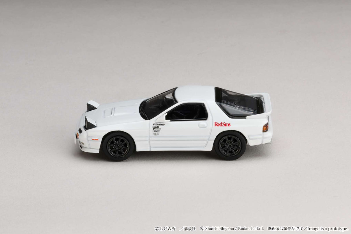 *PREORDER* Hobby Japan 1:64 MAZDA RX-7 (FC3S) RedSuns/ Initial D Ryosuke Takahashi VS Kyoichi Sudou