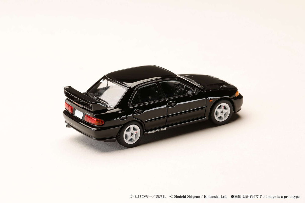 *PREORDER* Hobby Japan 1:64 Mitsubishi Lancer RS Evolution III / INITIAL D Kyoichi Sudo VS Ryosuke Takahashi