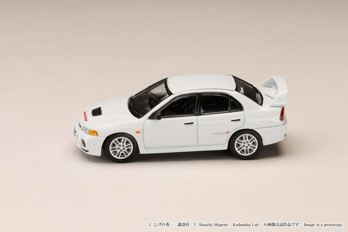 *PREORDER* Hobby Japan 1:64 Mitsubishi Lancer RS Evolution III / INITIAL D Seiji Iwaki VS Takumi Fujiwara