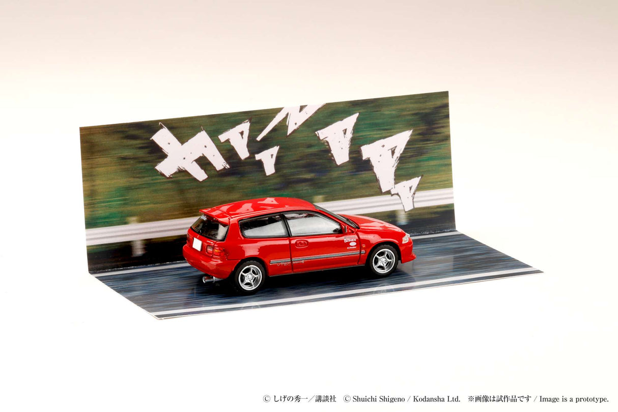 *PREORDER* Hobby Japan 1:64 Honda CIVIC (EG6) Myogi Night Kids / INITIAL D Shingo Shoji VS Takumi Fujiwara