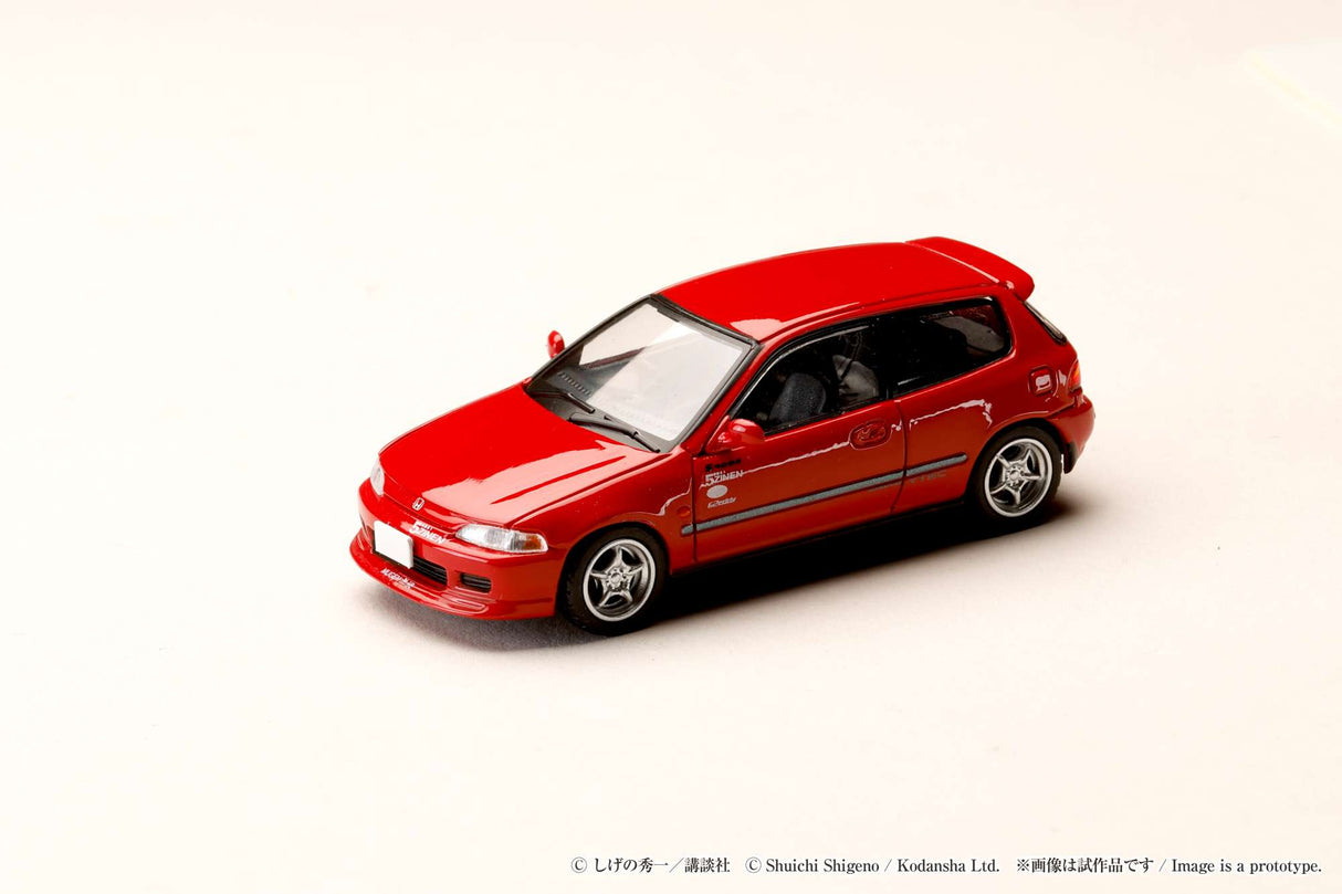 *PREORDER* Hobby Japan 1:64 Honda CIVIC (EG6) Myogi Night Kids / INITIAL D Shingo Shoji VS Takumi Fujiwara