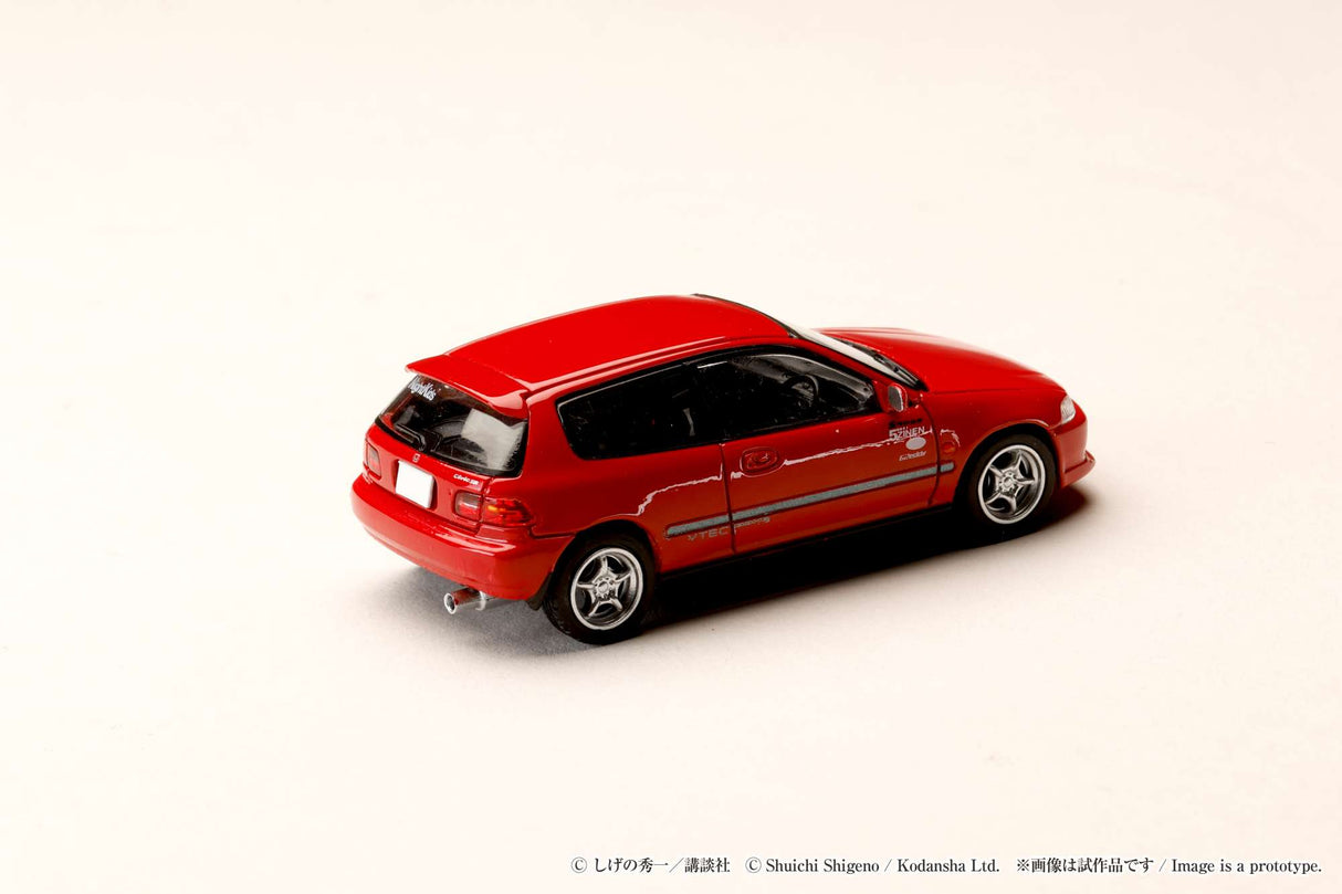 *PREORDER* Hobby Japan 1:64 Honda CIVIC (EG6) Myogi Night Kids / INITIAL D Shingo Shoji VS Takumi Fujiwara