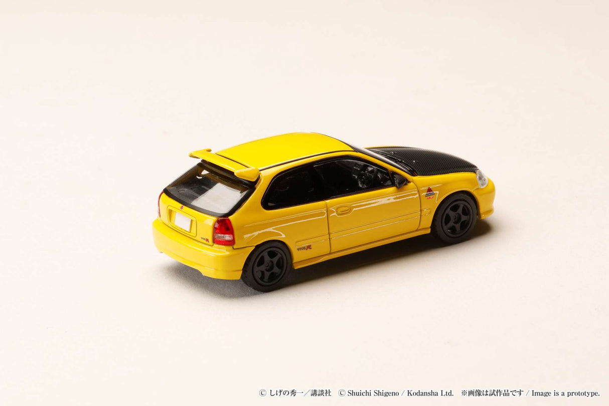 *PREORDER* Hobby Japan 1:64 Honda CIVIC (EK9) Todojuku / INITIAL D Tomoyuki Tachi VS Takumi Fujiwara