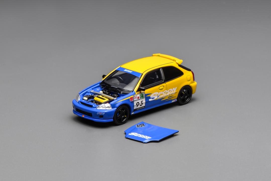 MotorHelix 1:64 Honda Civic Type R (EK9) Customized Version Spoon