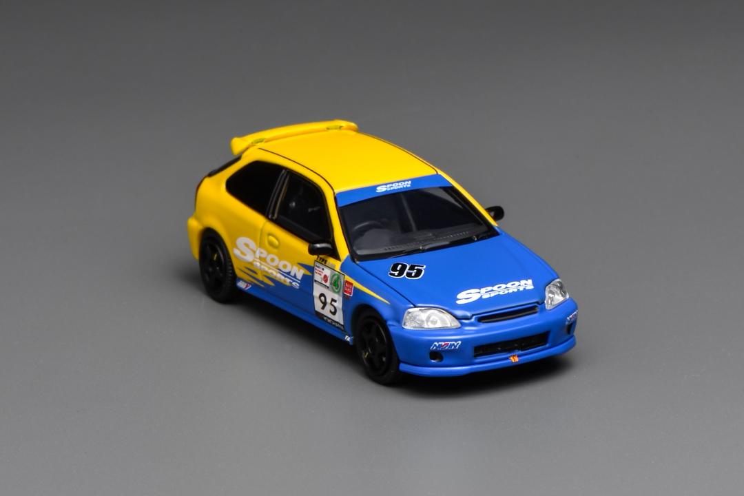 MotorHelix 1:64 Honda Civic Type R (EK9) Customized Version Spoon