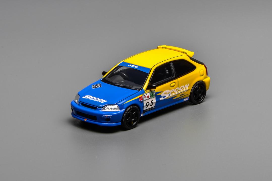 MotorHelix 1:64 Honda Civic Type R (EK9) Customized Version Spoon