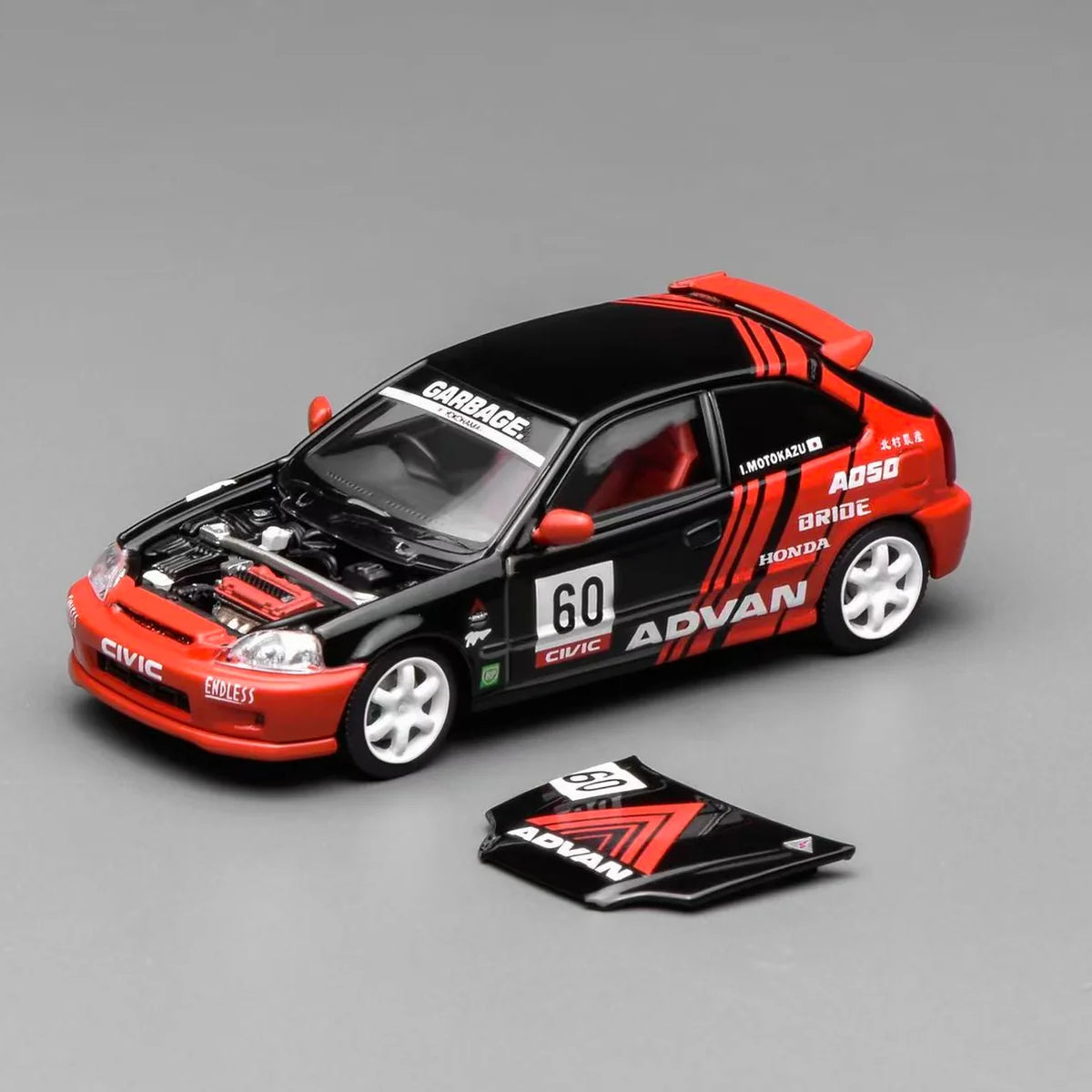 MotorHelix 1:64 Honda Civic Type-R (EK9) Advan – Model Cars Houston