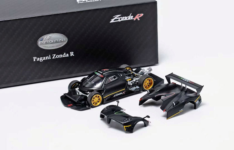 MotorHelix 1:64 Pagani Zonda R in Carbon Fiber