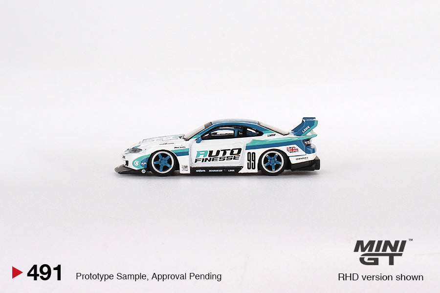 MINIGT 1:64 Nissan Silvia (S15) LBWK Super Silhouette Auto Finesse