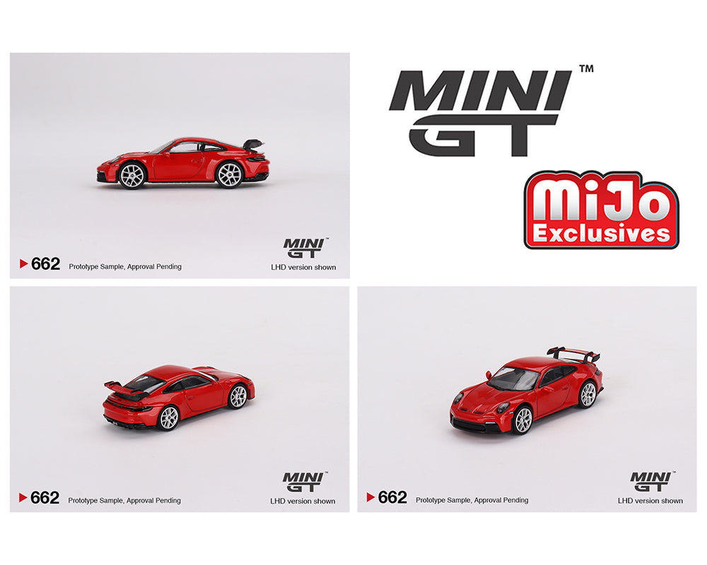 PREORDER* MINI GT 1/64 Porsche 911 (992) GT3 RS in Guards Red