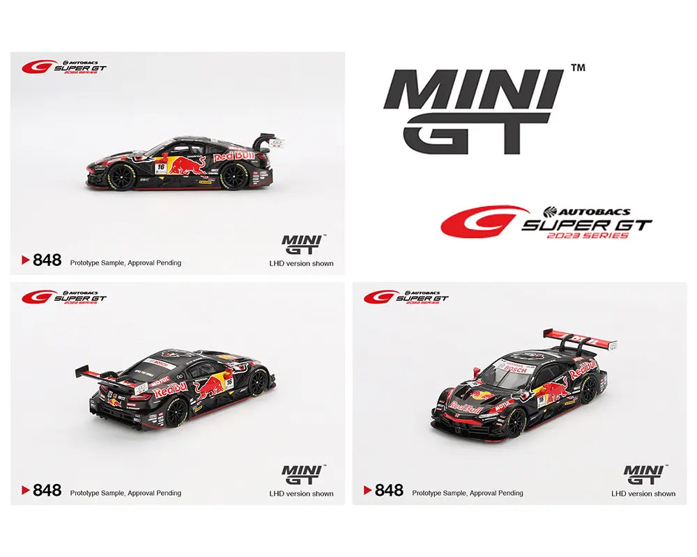 MINI GT 1:64 Japan Exclusive Honda NSX-GT “Type S” GT500 #16 “Red Bull MOTUL MUGEN NSX-GT” TEAM Red Bull MUGEN 2022 SUPER GT Series