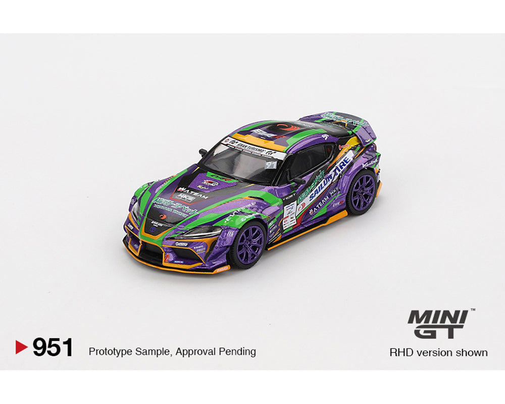 *PREORDER* MINI GT 1:64 Toyota GR Supra KUHL 2021 D1GP EVANGELION RACING 2021 Japan Exclusive