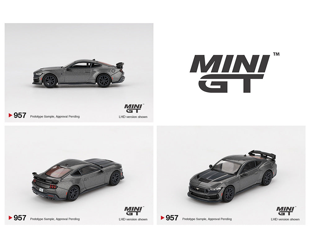 *PREORDER* MINI GT 1:64 Ford Mustang Dark Horse 2024 in Carbonized Gray