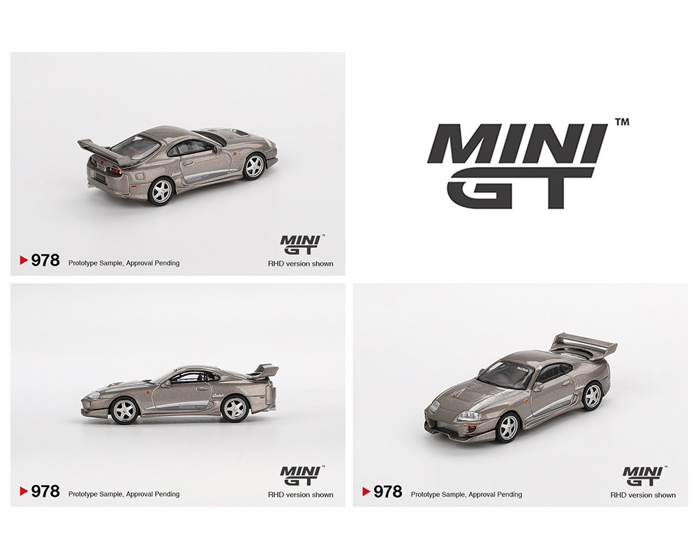 MINI GT 1:64 Toyota Supra VeilSide Combat V-II in Combat Grey