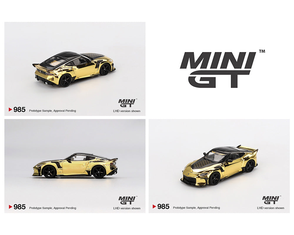 *PREORDER* MINI GT 1:64 Nissan Z VeilSide FFZ400 in Gold Chrome