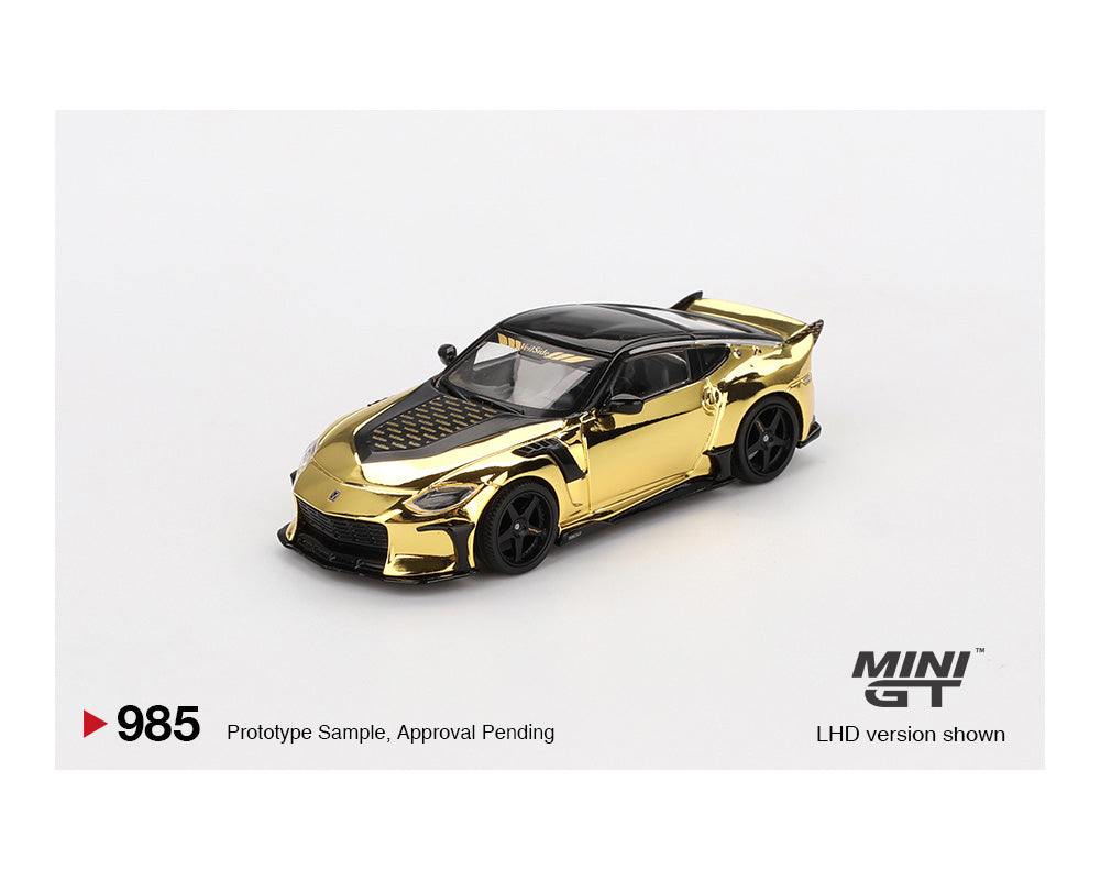 *PREORDER* MINI GT 1:64 Nissan Z VeilSide FFZ400 in Gold Chrome