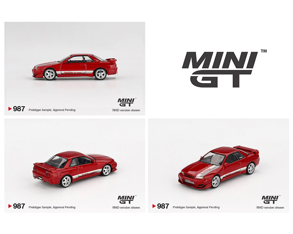 *PREORDER* MINI GT 1:64 Nissan Skyline GT-R (R32) Combat C-I Veilside in Gem Red
