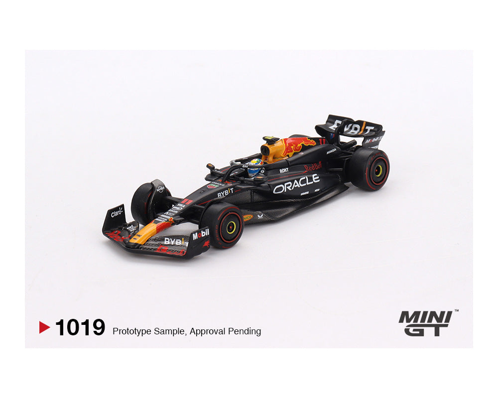 *PREORDER* MINI GT 1:64 Oracle Red Bull Racing RB20 #11 Sergio Pérez 2024 F1 2024 Bahrain GP 2nd Place