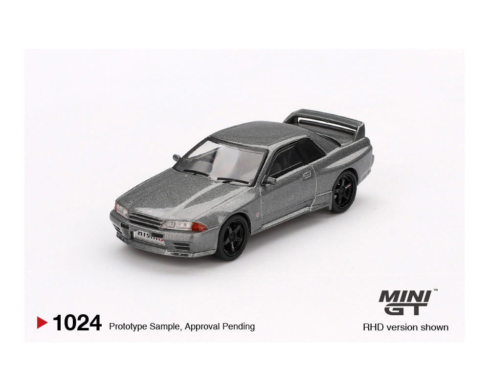 *PREORDER* MINI GT 1:64 Nissan Skyline GT-R (NISMO BNR32 CRS Version) in Dark Metal Gray