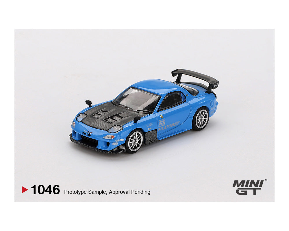 *PREORDER* MINI GT 1:64 Mazda RX-7 (FD3S) RE Amemiya in Light Blue