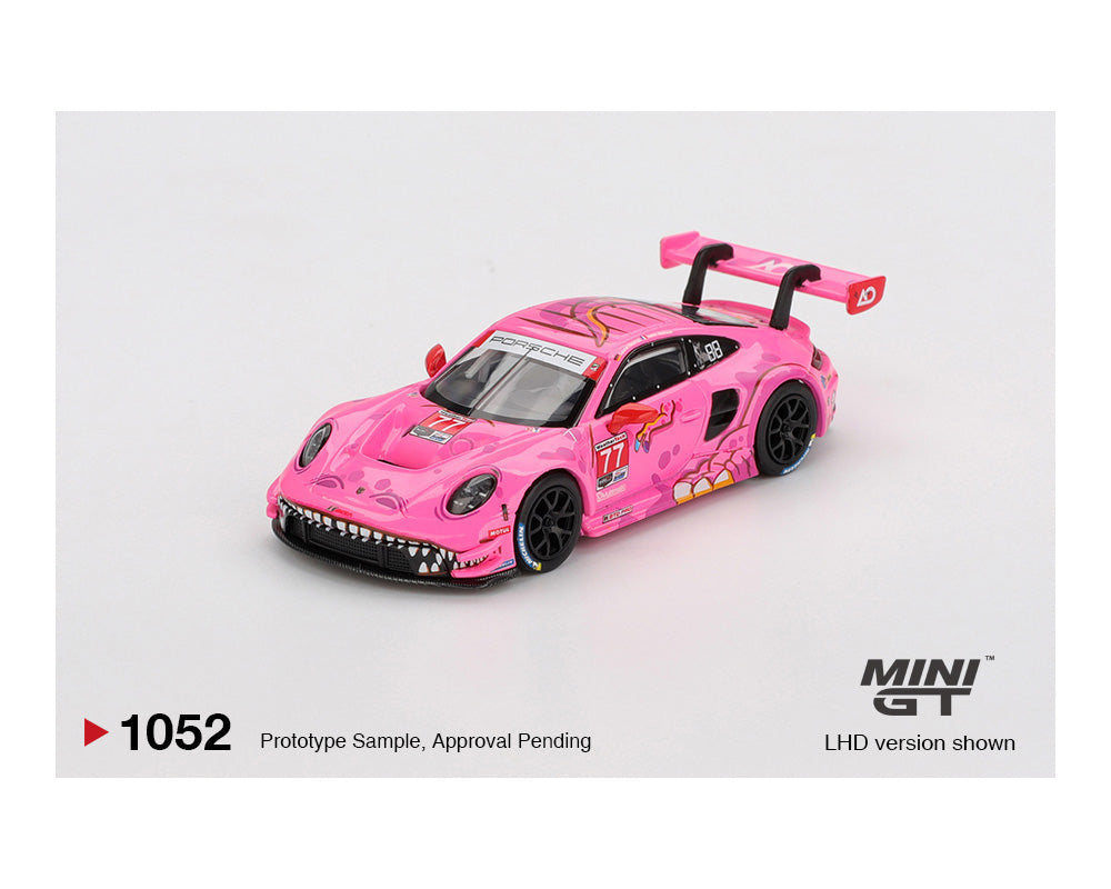*PREORDER* MINI GT 1:64 Porsche 911 GT3 R #77 AO Racing 2024 IMSA ROAD AMERICA