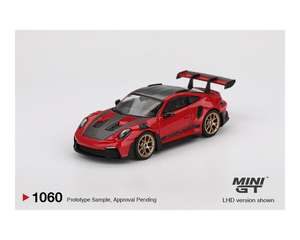 *PREORDER* MINI GT 1:64 Porsche 911 (992) GT3 RS Weissach Package in Guards Red