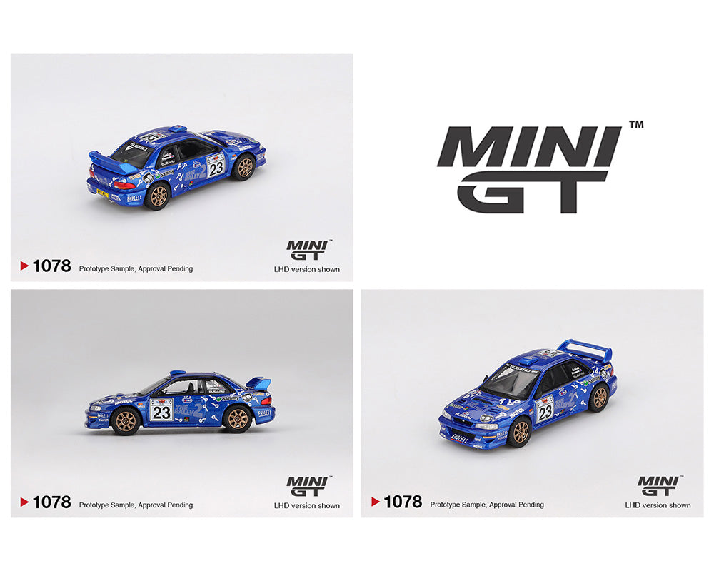 *PREORDER* MINIGT 1:64 Subaru Impreza WRC99 #23 2000 Acropolis Rally