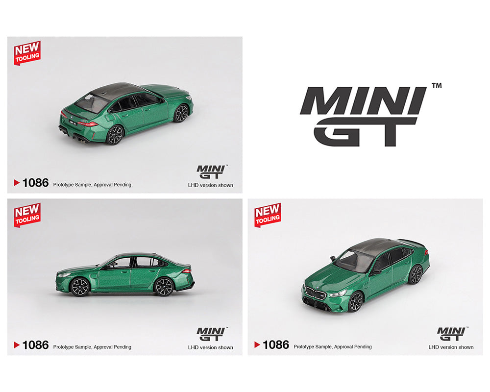 *PREORDER*MINIGT 1:64 BMW M5 (G90) Isle of Man in Green Metallic