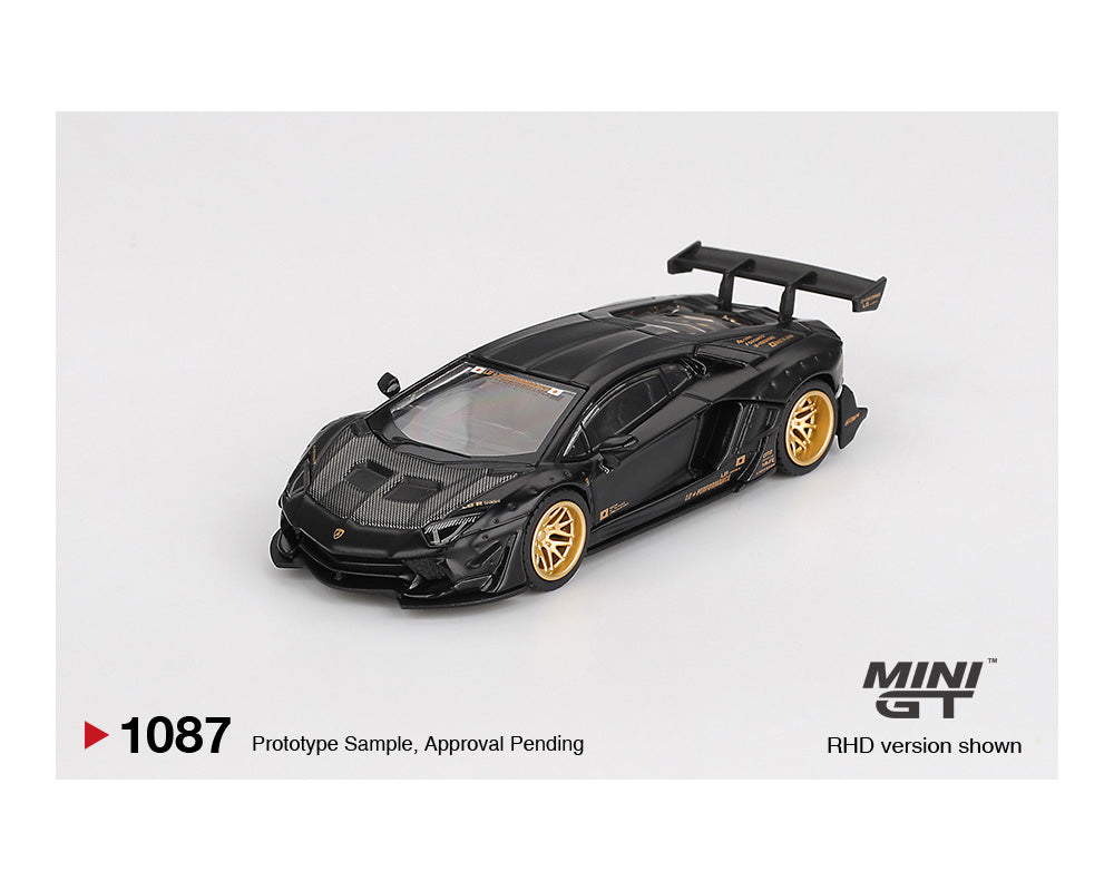 *PREORDER*MINIGT 1:64 LB-WORKS Lamborghini Aventador Limited Edition in Matte Black