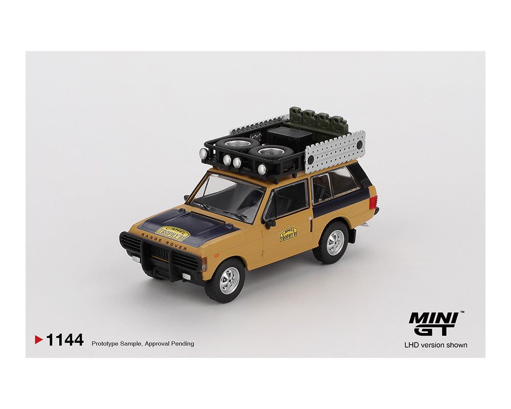 *PREORDER* MINI GT 1:64 Range Rover 1981 Camel Trophy Sumatra C. Swoboda / K. Mentel Winner