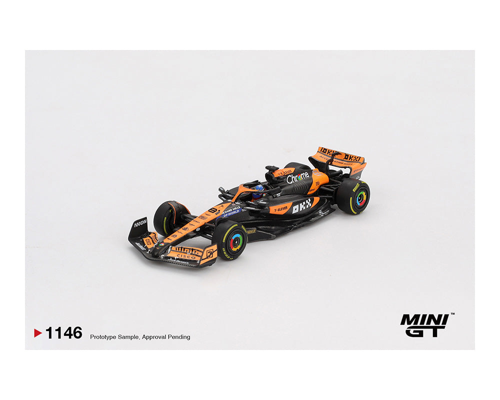 *PREORDER* MINI GT 1:64 McLaren MCL38 #81 Oscar Piastri 2024 F1 Hungarian GP Winner