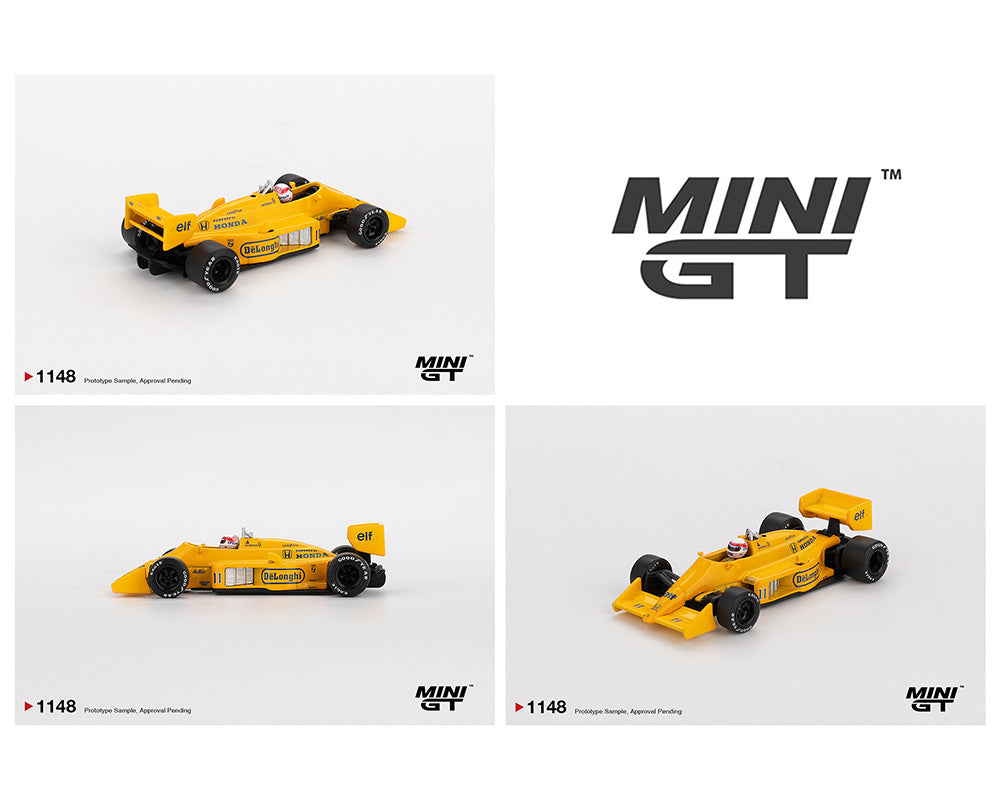 *PREORDER* MINI GT 1:64 Lotus 99T #11 Satoru Nakajima – 1987 Monaco Grand Prix