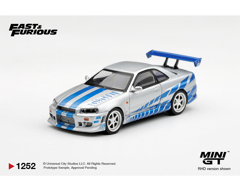 *PREORDER* MINIGT 1:64 Nissan Skyline GT-R C-West “2 Fast 2 Furious” Brian O’Conner
