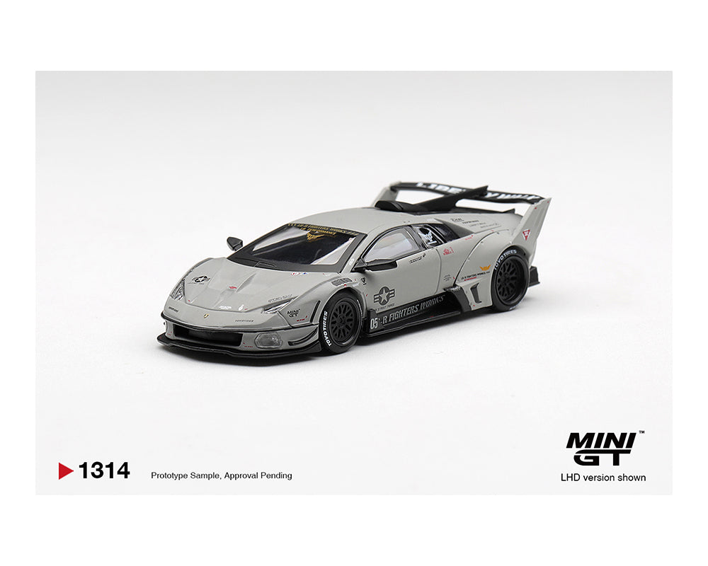 *PREORDER* MINIGT 1:64 Lamborghini LB-Silhouette WORKS MURCIELAGO GT Evo Fighter in Grey