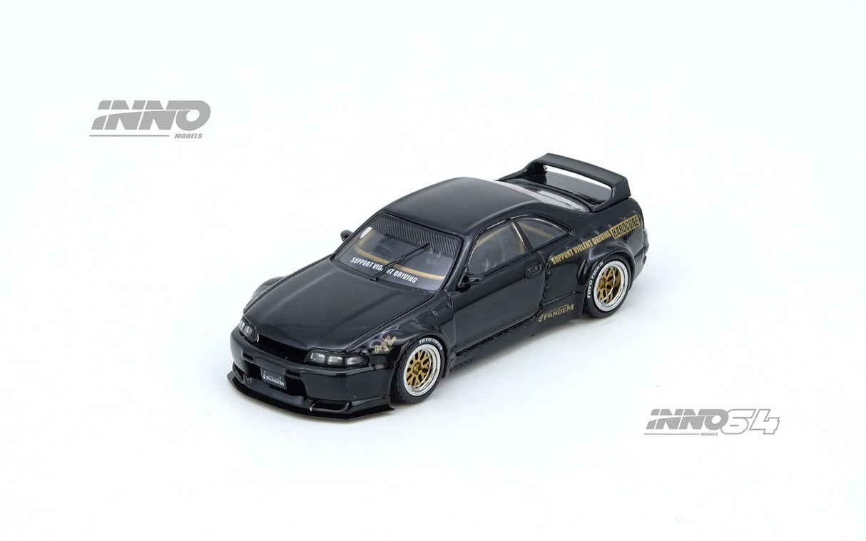 INNO64 1:64 Nissan Skyline GT-R (BCNR33) PANDEM in Black