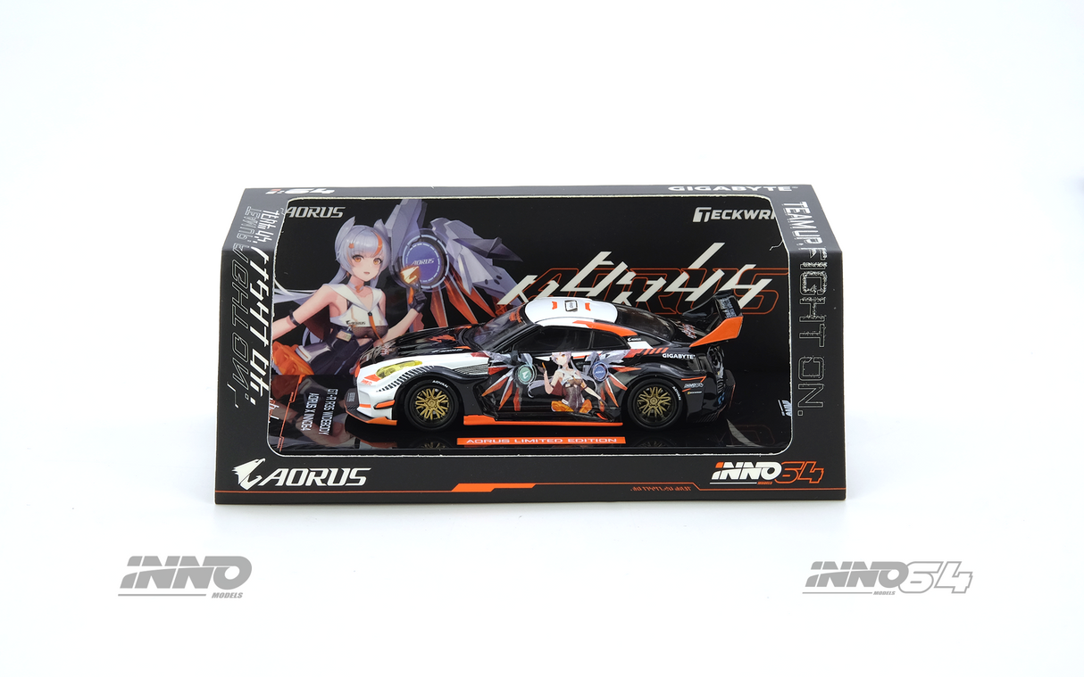 *PREORDER* INNO64 1:64 Nissan GT-R R35 WIDEBODY AORUS X INNO64 Limited Edition