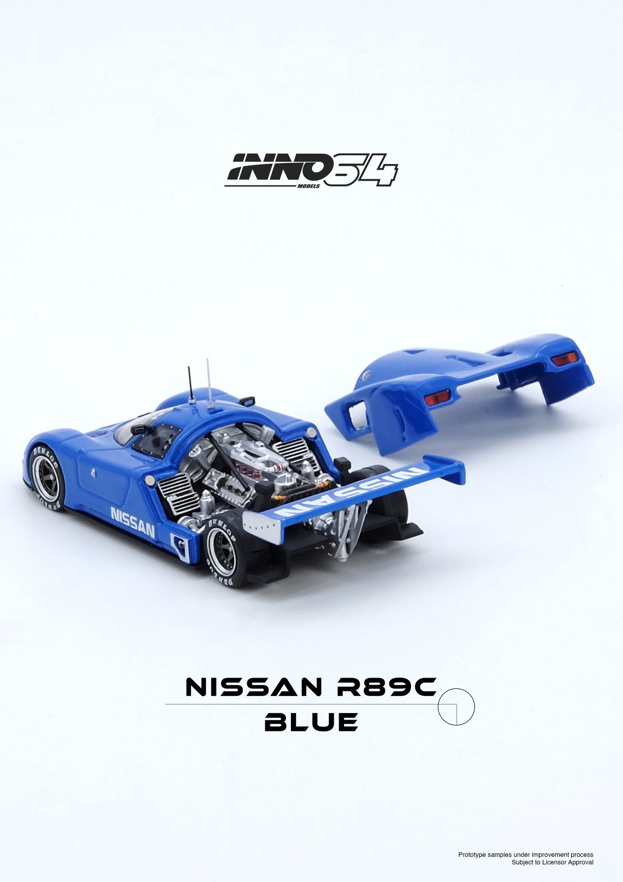 INNO64 1:64 Nissan R89C in Blue