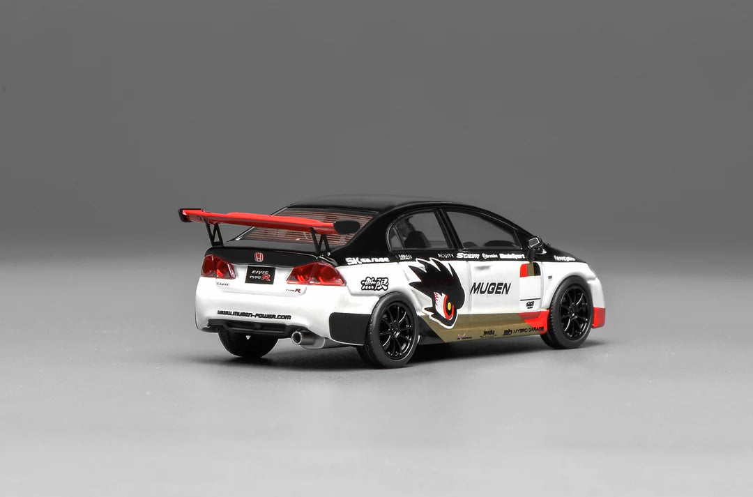 *PREORDER* MotorHelix 1:64 Honda Civic Type R (FD2) Mugen Livery White