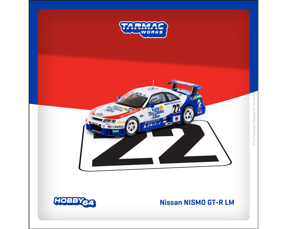 Tarmac Works 1:64 Nissan NISMO GT-R LM #22 24h Le Mans 1995 H. Fukuyama / M. Kondo / S. Kasuya