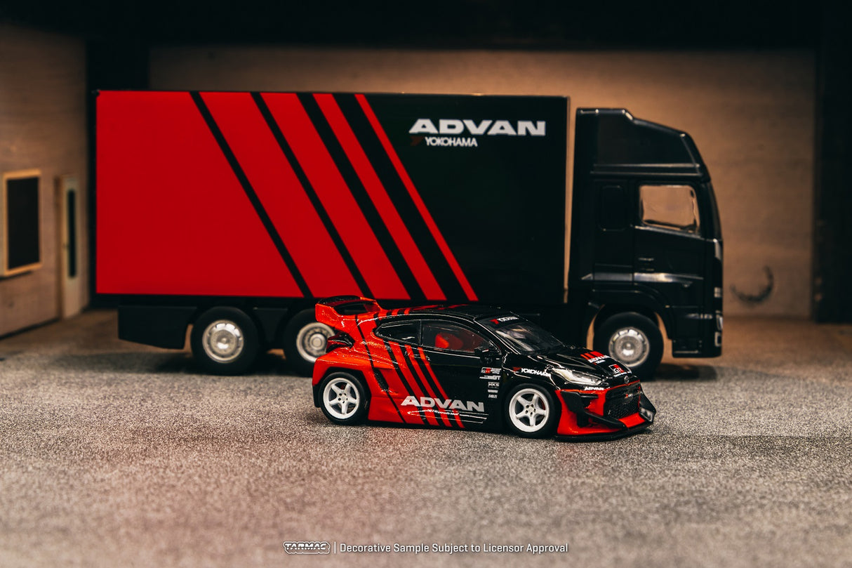 Tarmac Works 1:64 Toyota GR Yaris Pandem Advan Version