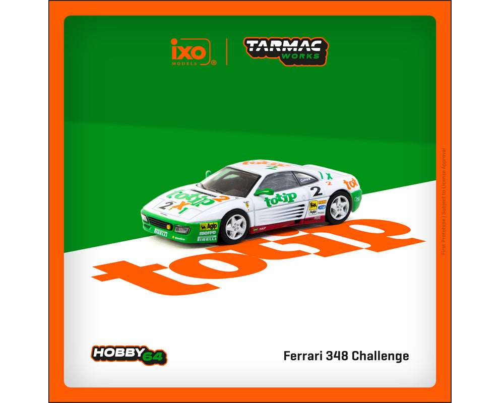 *PREORDER* Tarmac Works 1:64 Ferrari 348 Challenge #2 1993