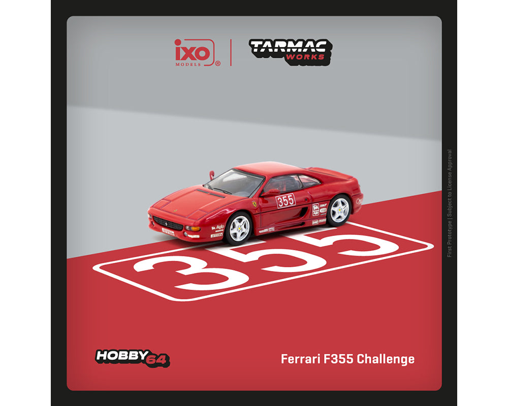 Tarmac Works 1:64 Ferrari F355 Challenge Presentation in Red