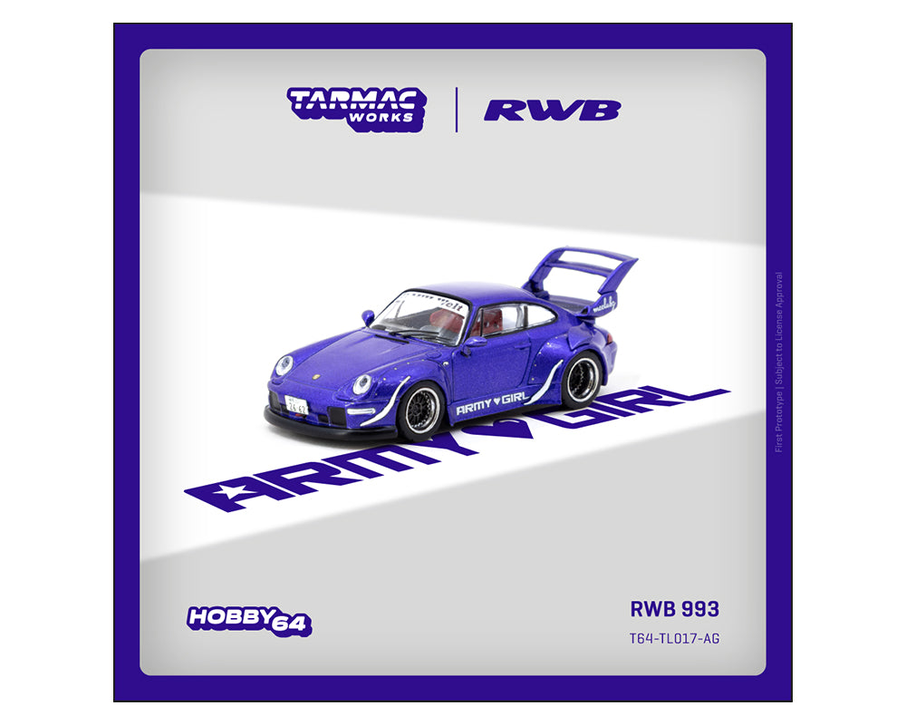 *PREORDER* Tarmac Works 1:64 RWB 993 Army Girl