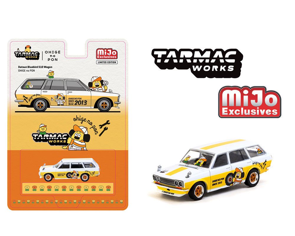 Tarmac Works 1:64 Datsun 510 in Light Green | Diecast Model Car