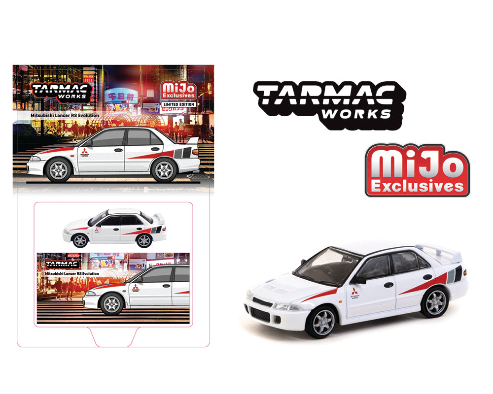 Tarmac Works 1/64 Mitsubishi Lancer GSR Evolution III in White