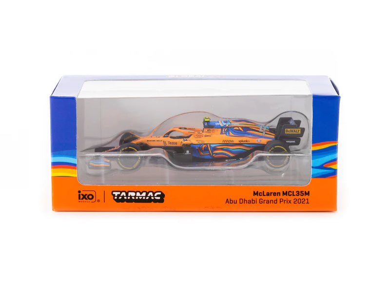 Tarmac Works 1:64 McLaren MCL35M, Abu Dhabi Grand Prix 2021, Lando Norris