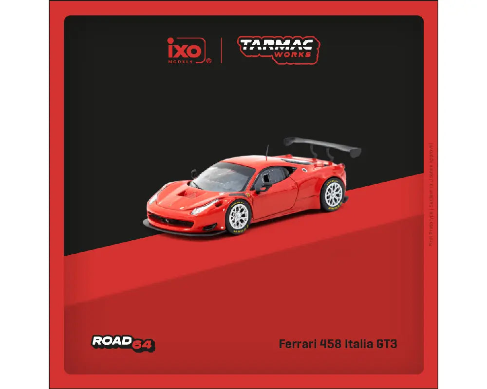 Tarmac Works 1:64 Ferrari 458 Italia GT3 in Red
