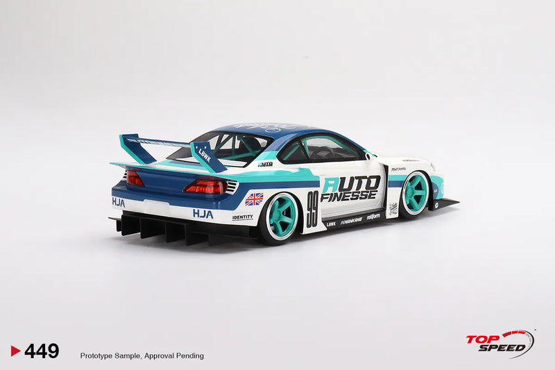 TopSpeed Models 1:18 Nissan Silvia (S15) LBWK Super Silhouette Auto Finesse