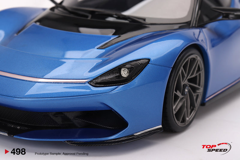 TopSpeed Models 1:18 Automobili Pininfarina Battista Geneva World Premiere 2019 Edition Iconica Blu